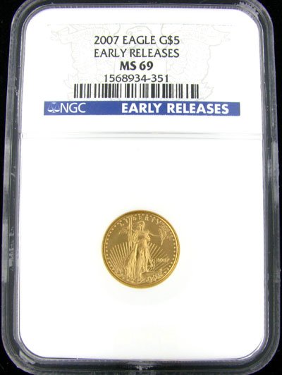 2007 $5 US Eagle Gold Coin, Potential Investment
