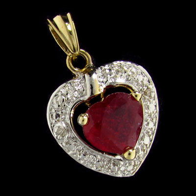 APP: $4.8k 14 kt. Gold, 2.80CT Ruby and Diamond Pe
