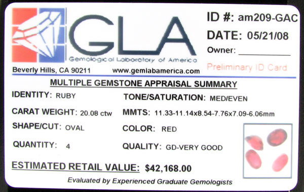 APP: $42.2k 20.08CT Ruby Parcel, Precious Gems - 2