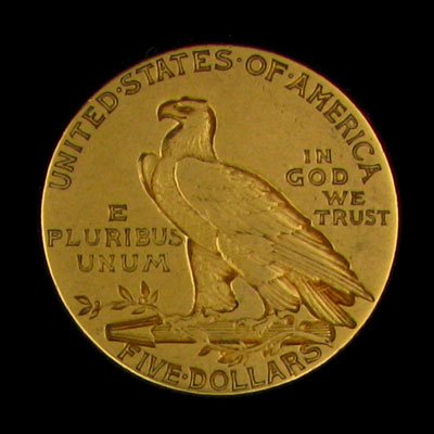 1909 $5 US Indian Gold Coin, Investment Potential - 2