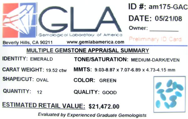 APP: 21.5k 19.52CT Emerald Parcel, Precious Gems - 2