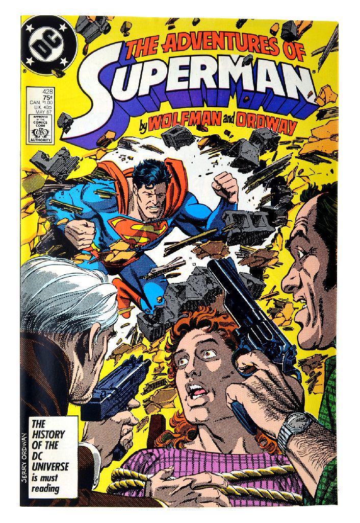Adventures of Superman (1987) Issue 428: Gov. File: C-56956 Adventures of Superman (1987) Issue 428 Asset Type: Comic Shipping: $9.95