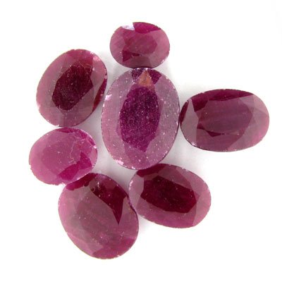 APP: $15.5k 51.75CT Faceted Oval Cut Ruby Parcel
