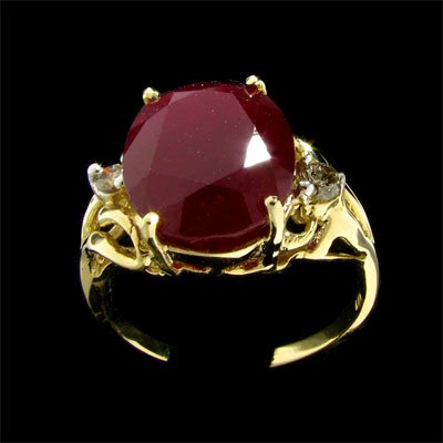 APP: $15.1k 14 kt. Gold, 8.60CT Ruby and Diamond