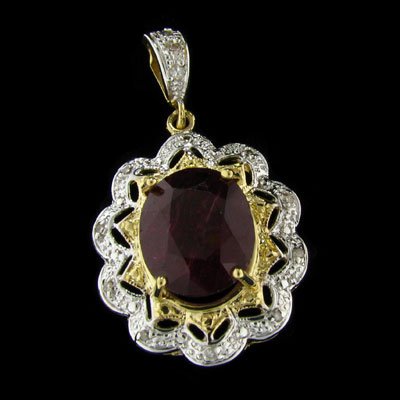 APP: $19.3k 14 kt. Gold, 4.35CT Ruby and Diamond