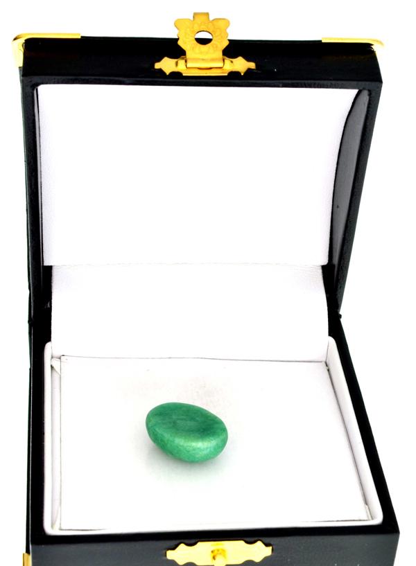 APP: 0.8k 14.95CT Oval Cut Cabochon Green Beryl: Gov. File: 71265 14.95CT Oval Cut Cabochon Green Beryl Gemstone Retail Replacement Value: $0.8K Asset Type: Emerald Gemstone Shipping: $19.95