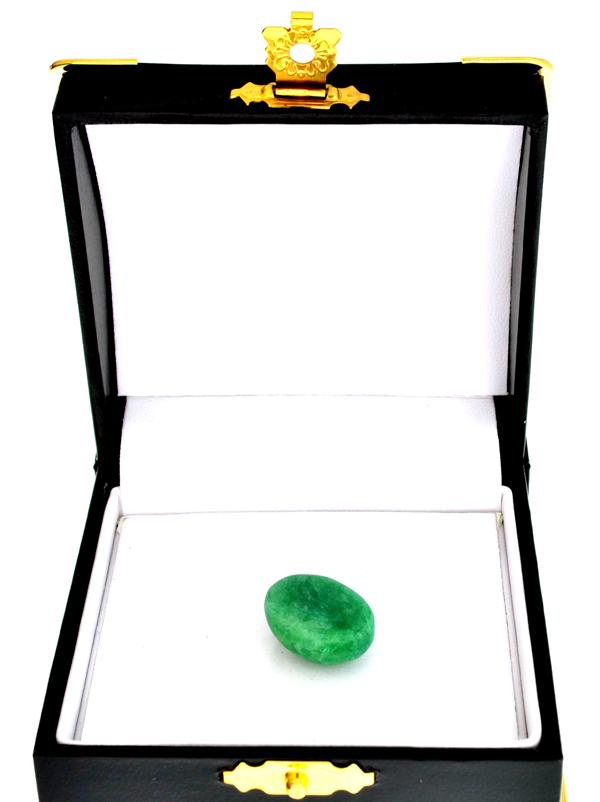 APP: 0.8k 14.45CT Oval Cut Cabochon Green Beryl: Gov. File: 71074 14.45CT Oval Cut Cabochon Green Beryl Gemstone Retail Replacement Value: $0.8K Asset Type: Emerald Gemstone Shipping: $19.95