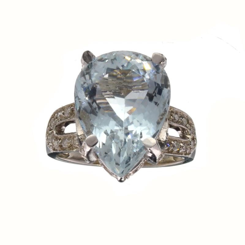 APP: 11.3k Fine Jewelry 14KT. White Gold 8.47CT: Gov. File: H-00414 Fine Jewelry 14KT. White Gold 8.47CT Aquamarine Beryl And Diamond Ring Retail Replacement Value: $11.3K Asset Type: 14KT. Ring Shipping: $19.95