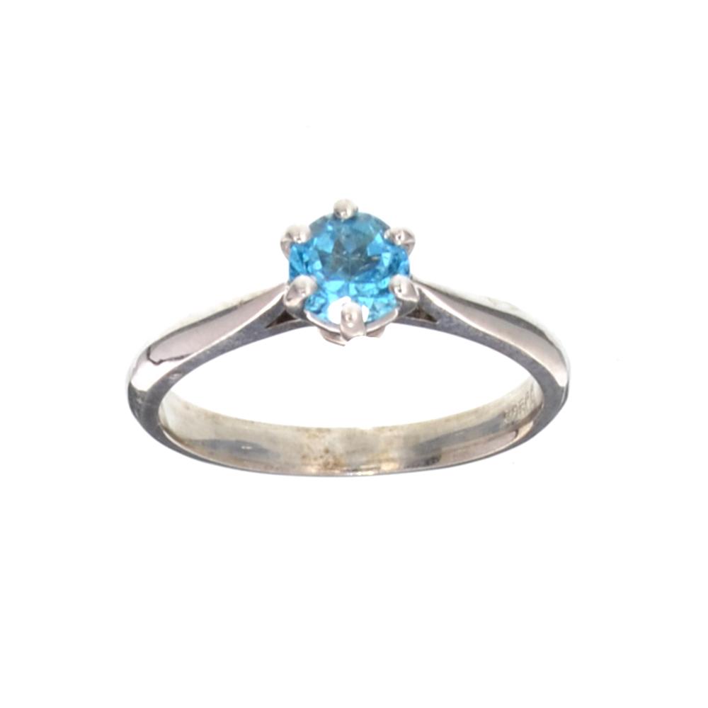 APP: 0.5k Fine Jewelry Designer Sebastian 0.68CT Round: Gov. File: H-27910 Fine Jewelry Designer Sebastian 0.68CT Round Cut Blue Topaz and Sterling Silver Ring Retail Replacement Value: $0.5K Asset Type: Sterling Silver RingShipping: $19.95