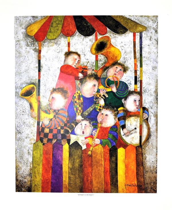 GRACIELA RODO BOULANGER (After) Kiosque A Musique: Gov. File: P-04682 Graciela Rodo Boulanger GRACIELA RODO BOULANGER: (After) Kiosque A Musique Print 27.5 inches x 33 inches (Unframed)Shipping: $24.95