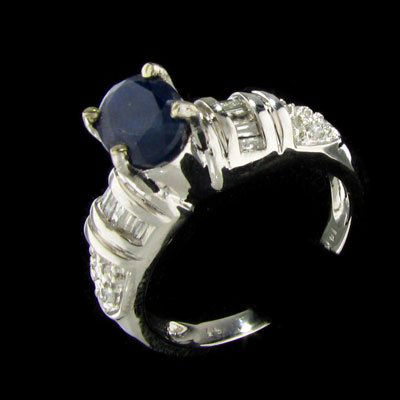 RRV APP: $4.8k 14 kt. WT Gold, 1.75CT Sapphire & D