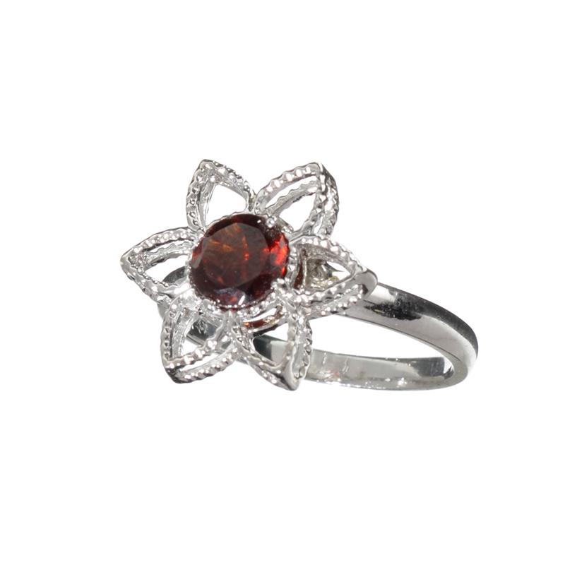 1.41CT Round Cut Almandite Garnet And Colorless Topaz: Gov. File: H-14526 Fine Jewelry 1.41CT Round Cut Almandite Garnet And Colorless Topaz Platinum Over Sterling Silver Ring Retail Replacement Value: $2.2K Asset Type: Sterling Silver Ring Shipping: $19.