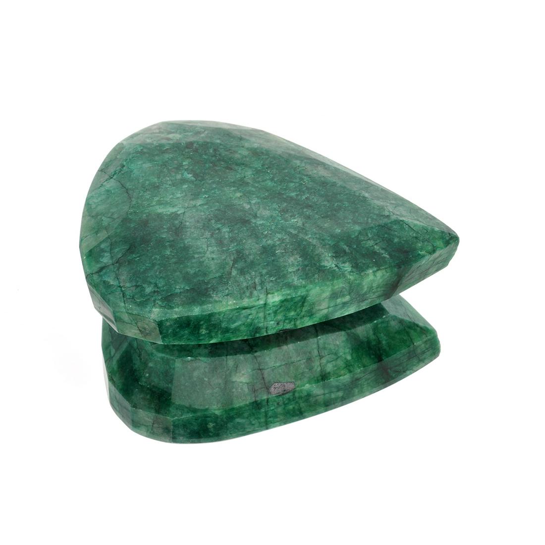 APP: 2.6k 1,059.65CT Pear Cut Green Beryl Emerald: Gov. File: H-38569 1,059.65CT Pear Cut Green Beryl Emerald Gemstone Retail Replacement Value: $2.7K Asset Type: Emerald Gemstone Shipping: $19.95