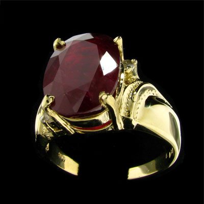 RRV, APP: $85.6k 14 kt. Gold, 8.22CT Ruby and Dia
