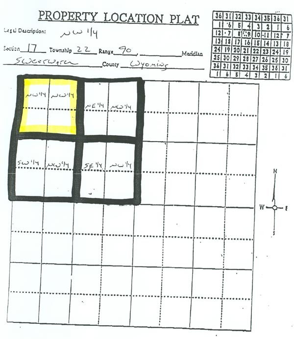 GOV: WY LAND, 40 AC. RANCHETTE, B&A $239/mo - 2