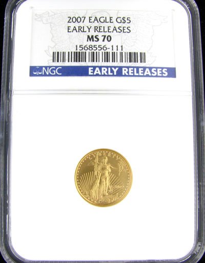 2007 $5 American Eagle Gold Coin - Investment Poten