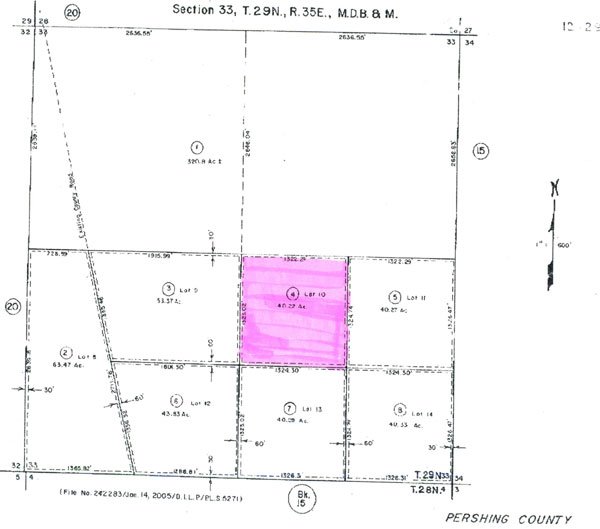 GOV: NV LAND, 40.22 AC.,COUNTRY RANCHETTE, FISH, H - 2