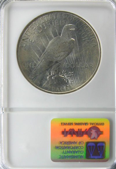 1922 Peace Type Silver Dollar Coin-Investment Po - 2
