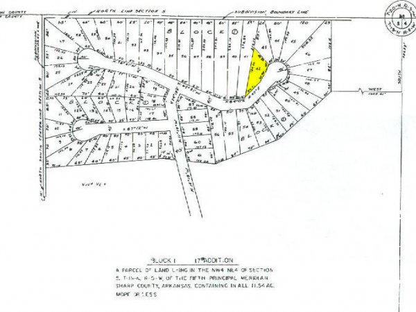 GOV: AR LAND, LAKES, CHEROKEE VILLAGE RESORT, B&A - 2