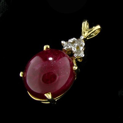 RRV APP: 5.8k 14 kt. Gold, 11.91CT Ruby and Diamo