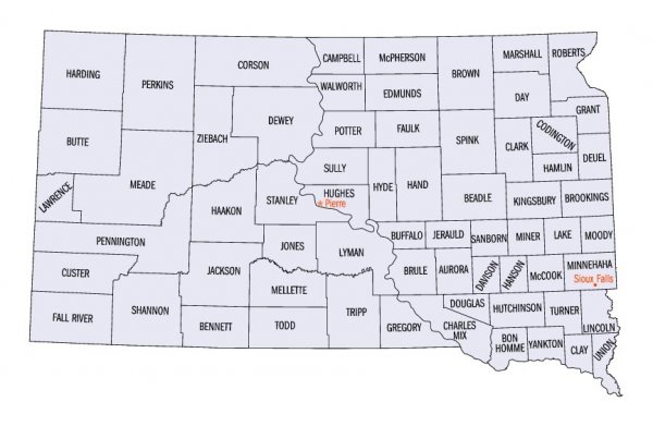 GOV: SD LAND, 31 AC., HUNTING FISHING!, CORSON CO - 5