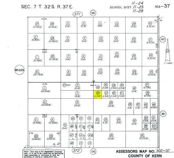 GOV: CA LAND, 2.5 AC., KERN COUNTY INVEST/RECREAT - 2