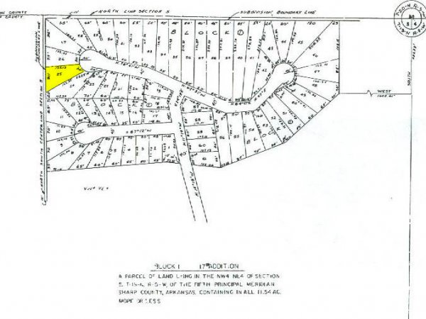GOV: AR LAND, LAKES, CHEROKEE VILLAGE RESORT, B&A - 2