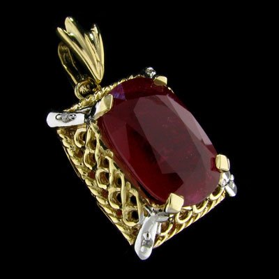 RRV APP: 54.1k 14 kt. Gold, 12.75CT Ruby and Diam