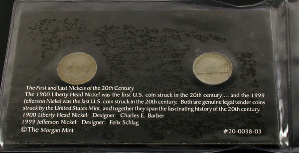 U.S. First & Last Nickels of the Twentieth Centur - 2