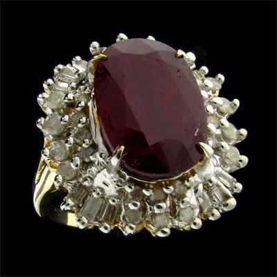 RRV APP: 44.3k 14 kt. Gold, 9.96CT Ruby and Diamo