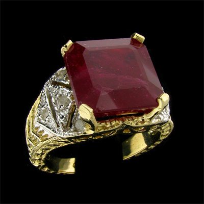RRV APP: 35.3k 14 kt. Gold, 10.86CT Ruby and Diam