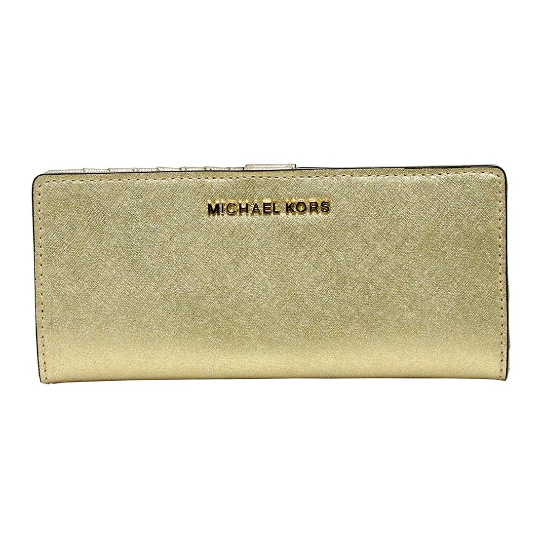 Gorgeous Brand New Never Used Pale Gold Michael Kors: Gov. File: T-17773 Gorgeous Brand New Never Used Pale Gold Michael Kors Flat Slim Bi-fold Wallet Bag Tag Price $148 Asset Type: Michael Kors PursesShipping: $29.95