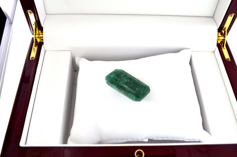 APP: 1.2k 68.50CT Emerald Cut Green Beryl Emerald: Gov. File: H-03112 68.50CT Emerald Cut Green Beryl Emerald Gemstone Retail Replacement Value: $1.2K Asset Type: Emerald Gemstone Shipping: $19.95