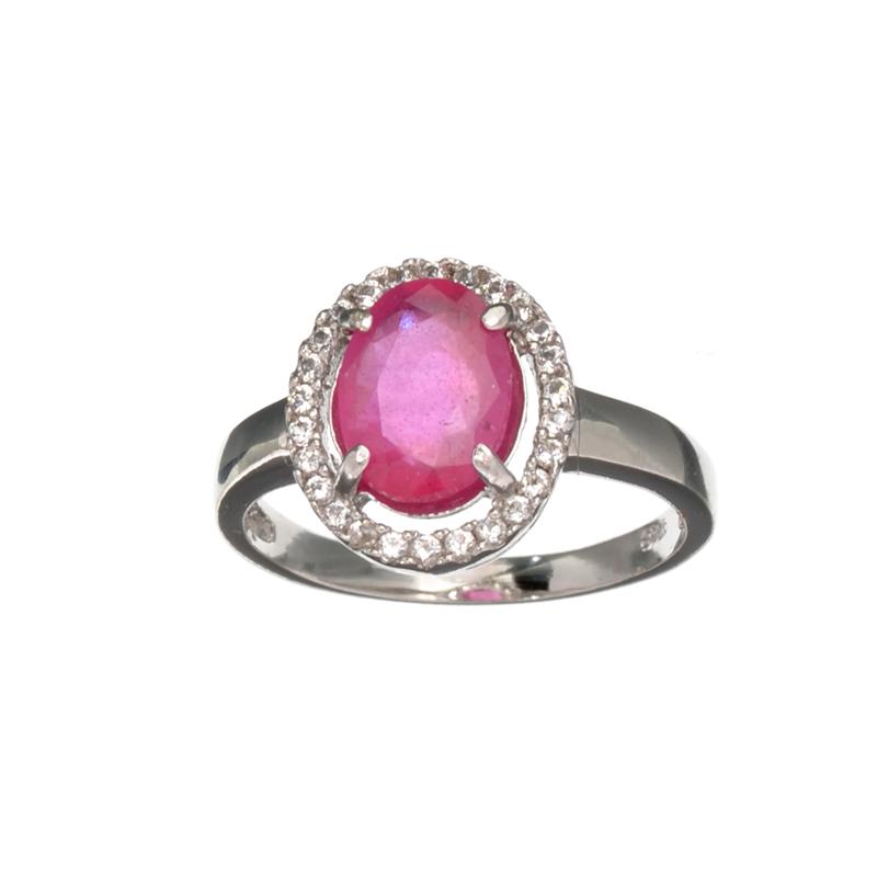 APP: 1k Fine Jewerly 1.90CT Oval Cut Ruby And White: Gov. File: H-17151 Fine Jewerly 1.90CT Oval Cut Ruby And White Sapphire Sterling Silver Ring Retail Replacement Value: $1.0K Asset Type: Sterling Silver Ring Shipping: $19.95