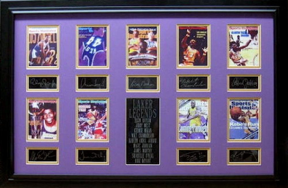 *Rare L.A. Laker Legends Museum Framed Collage - Plate: Gov. File: M-20369 *Rare L.A. Laker Legends Museum Framed Collage - Plate Signed Asset Type: CollectableShipping: $39.95. Item may be pick up only, or require additional shipping charges due to weight