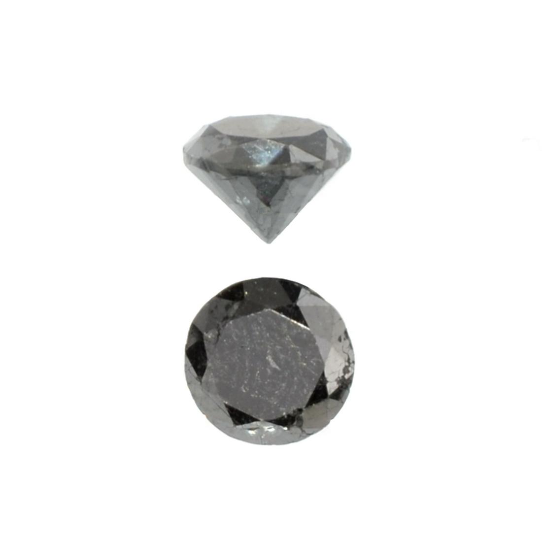 APP: 1.1k 1.23CT Round Cut Black Diamond Gemstone: Gov. File: H-29491 1.23CT Round Cut Black Diamond Gemstone Retail Replacement Value: $1.1K Asset Type: Diamond Gemstone Shipping: $19.95