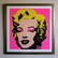 Andy Warhol (After) Museum Framed Marilyn Monroe