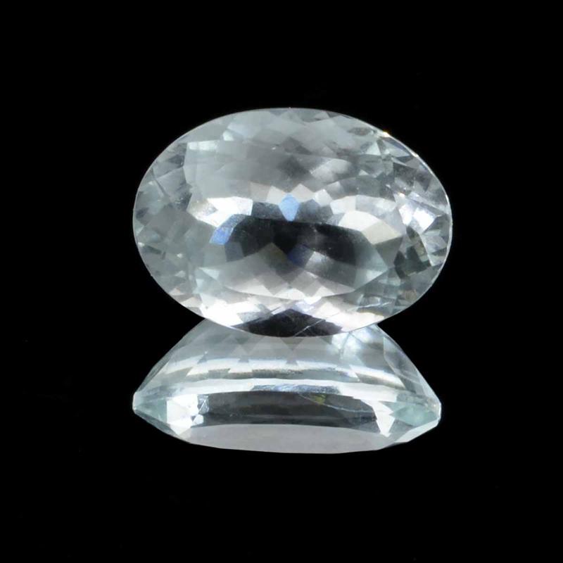 APP: 1.3k 5.97CT Oval Cut Aquamarine Beryl Gemstone: Gov. File: H-00837 5.97CT Oval Cut Aquamarine Beryl Gemstone Retail Replacement Value: $1.3K Asset Type: Aquamarine Gemstone Shipping: $19.95