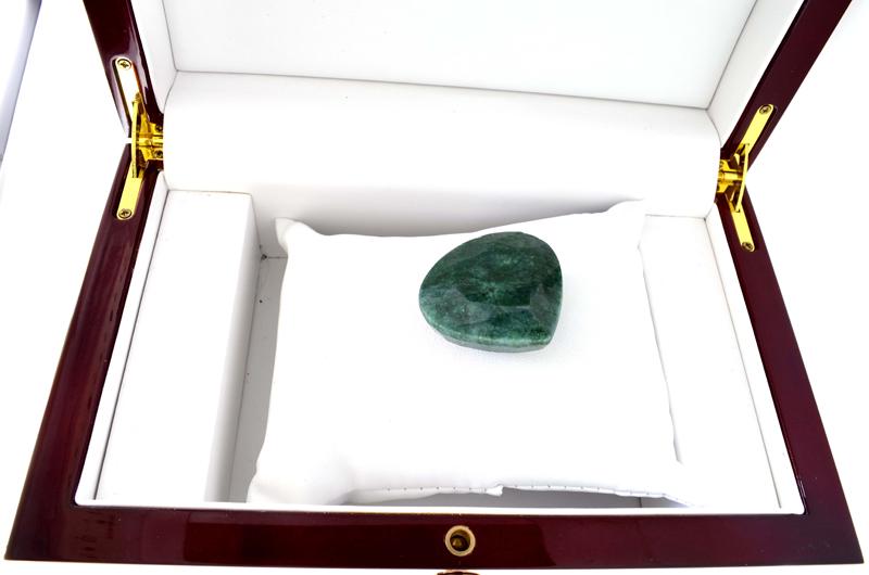 APP: 2.4k 150.00CT Pear Cut Green Beryl Emerald: Gov. File: H-03055 150.00CT Pear Cut Green Beryl Emerald Gemstone Retail Replacement Value: $2.4K Asset Type: Emerald Gemstone Shipping: $19.95