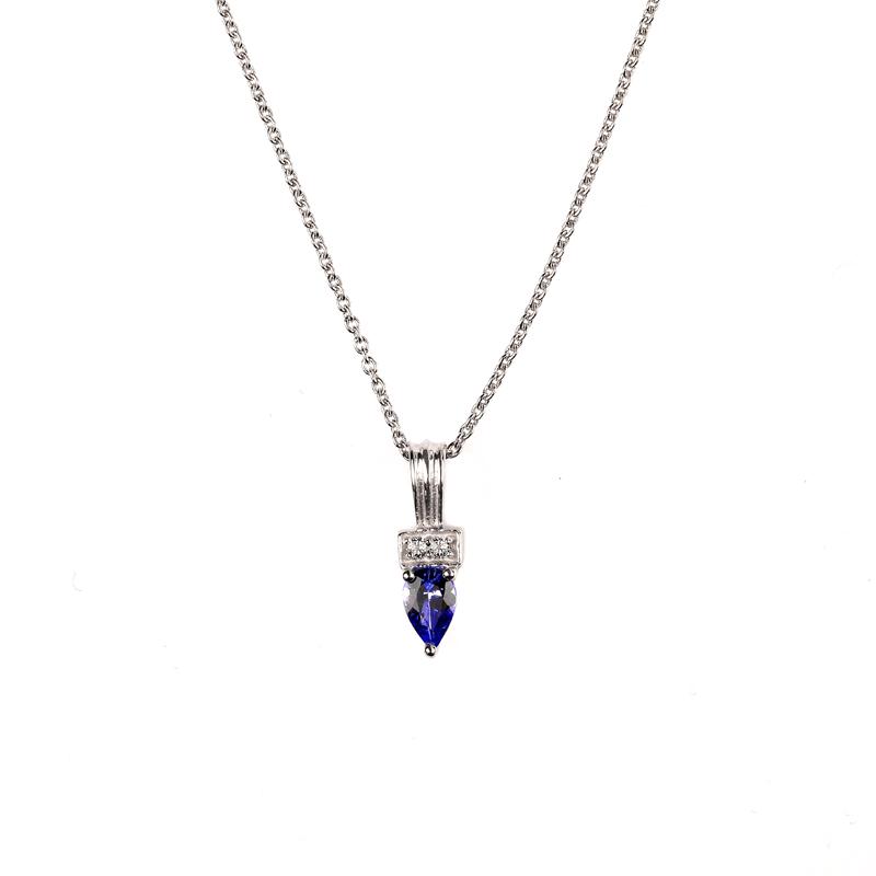 Fine Jewelry Designer Sebastian 0.45CT Tanzanite And: Gov. File: K-08674 Fine Jewelry Designer Sebastian 0.45CT Tanzanite And Topaz Sterling Silver Pendant With Chain Retail Replacement Value:$0.8K Asset Type: Pendant Shipping: $19.95