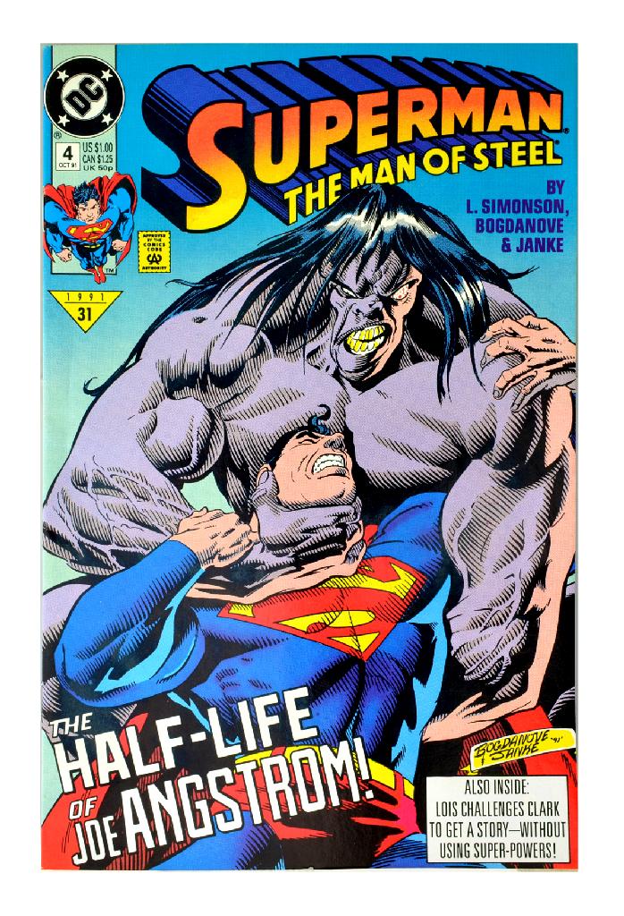 Superman The Man of Steel (1991) Issue #4: Gov. File: C-57960 Superman The Man of Steel (1991) Issue #4 Asset Type: Comic Shipping: $9.95