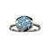 APP: 0.5k Fine Jewelry 0.30CT Round Cut Blue Topaz And