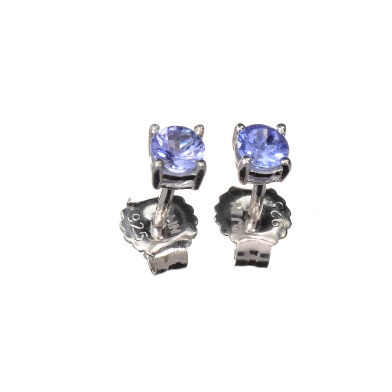 APP: 0.6k Fine Jewelry 0.50CT Round Cut Tanzanite And: Gov. File: H-13648 Fine Jewelry 0.50CT Round Cut Tanzanite And Platinum Over Sterling Silver Earrings Retail Replacement Value: $0.6K Asset Type: Sterling Silver Earrings Shipping: $19.95