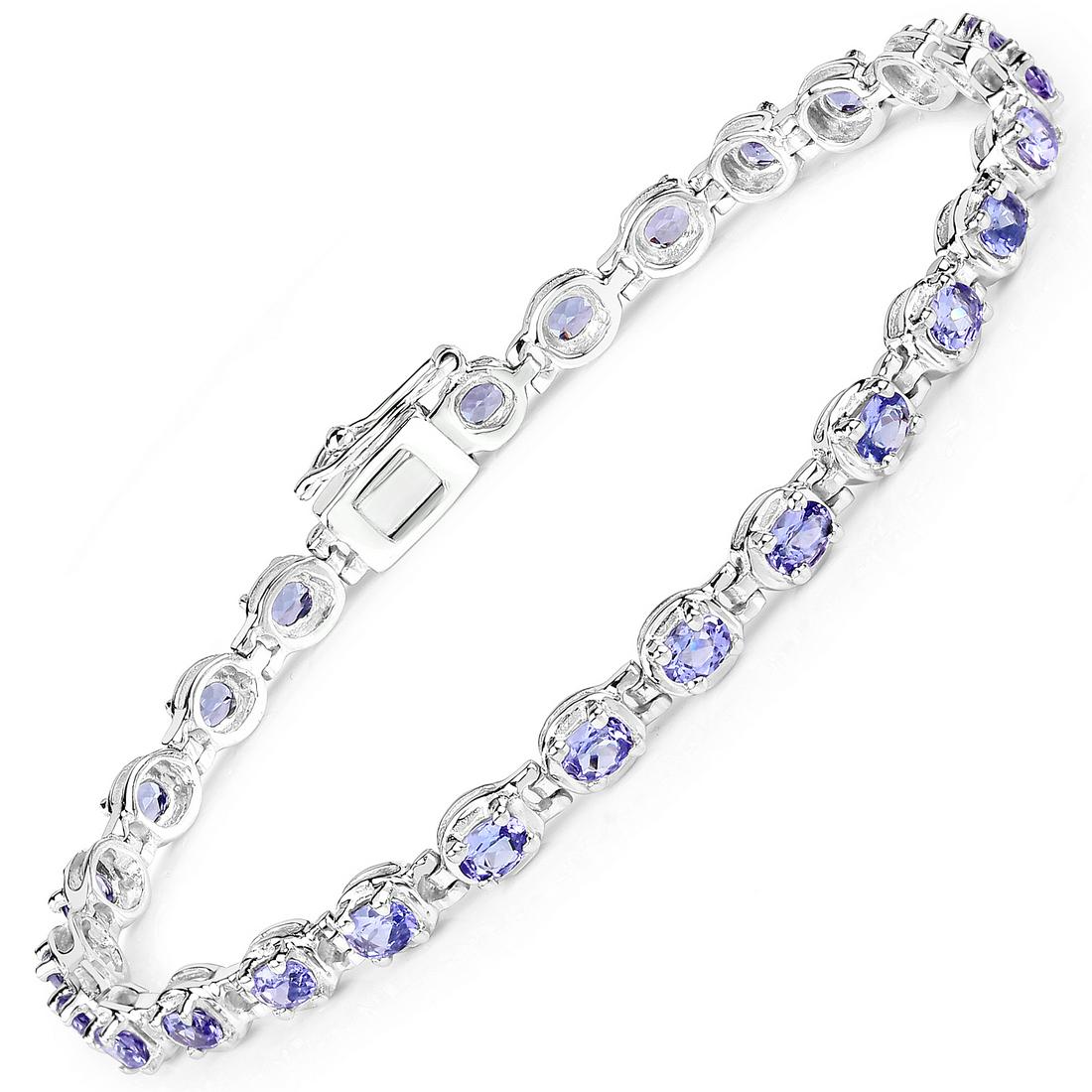 APP: 10.7k Gorgeous Sterling Silver 4.59CT Tanzanite: Gov. File: H-64163 Gorgeous Sterling Silver 4.59CT Tanzanite Bracelet App. $10,705 - Great Investment - Fashionable Piece! Retail Replacement Value: $10.7K Asset Type: Bracelet Shipping: $19.95
