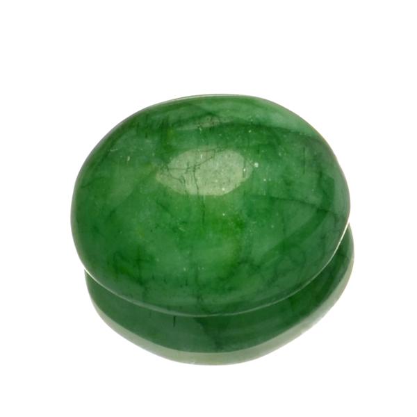 APP: 0.8k 16.20CT Oval Cut Cabochon Green Beryl: Gov. File: 71037 16.20CT Oval Cut Cabochon Green Beryl Gemstone Retail Replacement Value: $0.8K Asset Type: Emerald Gemstone Shipping: $19.95