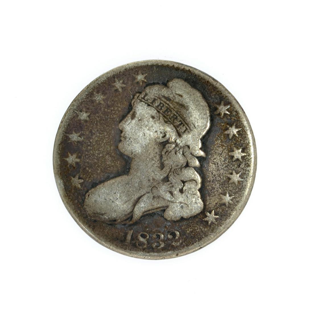 1832 Capped Bust Half Dollar Coin: Gov. File: C-47438 1832 Capped Bust Half Dollar Coin Asset Type: Half Dollar Coin Shipping: $9.95