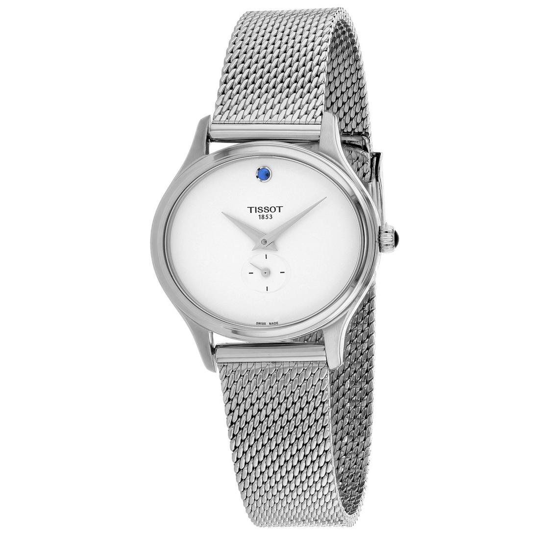 *Tissot Women's Bella Ora Round Stainless Steel Case: Gov. File: H-61937 Tissot Women's Bella Ora Round Stainless Steel Case White Dial Sapphire Push/Pull Crown Quartz Movement Watch (Vault_M) Asset Type: Watch Shipping: $19.95
