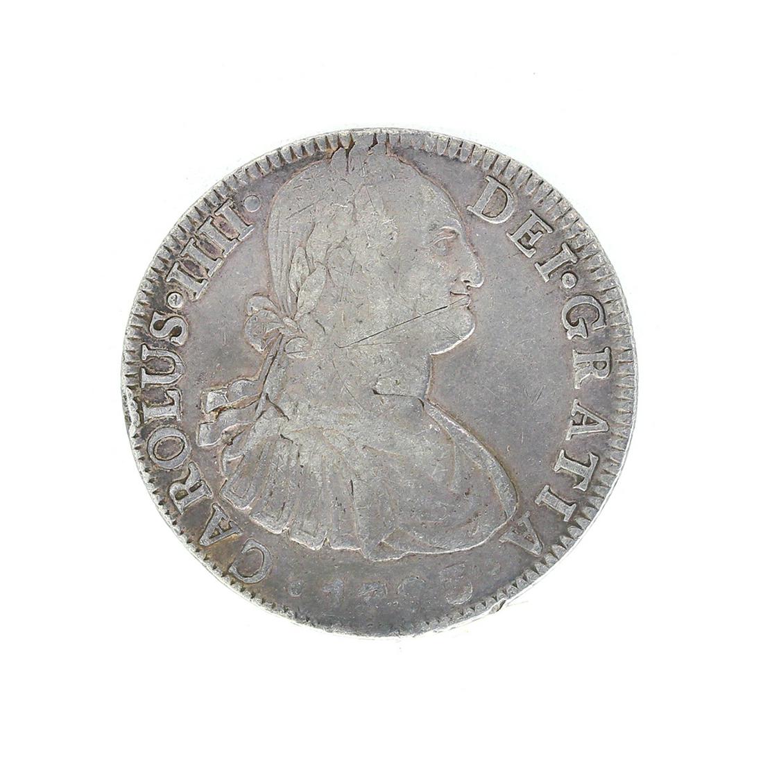 Extremely Rare 1793 Eight Reale American First Silver: Gov. File: C-80110 Extremely Rare 1793 Eight Reale American First Silver Dollar Coin Great Investment Asset Type: Reales Coin Shipping: $9.95