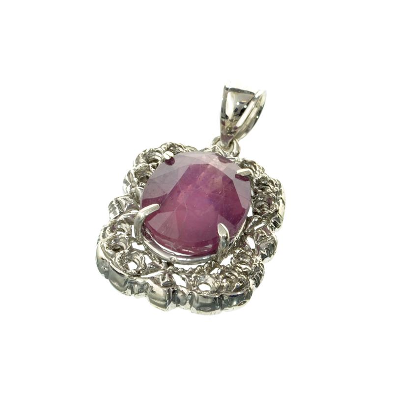 Fine Jewelry Designer Sebastian 13.12CT Oval Cut Ruby: Gov. File: K-07747 Fine Jewelry Designer Sebastian 13.12CT Oval Cut Ruby And Platinum Over Sterling Silver Pendant Retail Replacement Value:$4.1K Asset Type: Pendant Shipping: $19.95