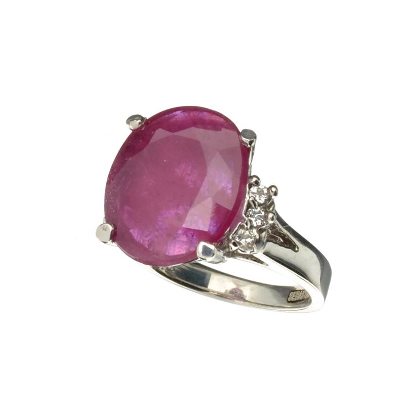 APP: 3.4k Fine Jewelry Designer Sebastian 10.15CT Ruby: Gov. File: K-08775 Fine Jewelry Designer Sebastian 10.15CT Ruby And Topaz Platinum Over Sterling Silver Ring Retail Replacement Value:$3.3K Ring Shipping: $19.95